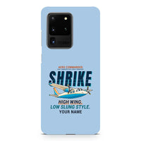 Thumbnail for Aero Commander 500S Shrike Commander - Cartoon + Name - Samsung Case - Light Blue