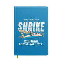 Thumbnail for Aero Commander 500S Shrike Commander - Cartoon - Notebook - Turquoise