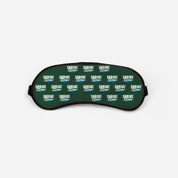 Thumbnail for Aero Commander 500S Shrike Commander - Cartoon Pattern - Sleep Mask - Dark Green