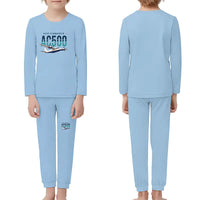 Thumbnail for Aero Commander 500S Shrike Commander - Children Pajamas - Original Chest - Light Blue