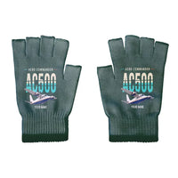 Thumbnail for Aero Commander 500S Shrike Commander - Gloves - Cut - Original + Name - Dark Green