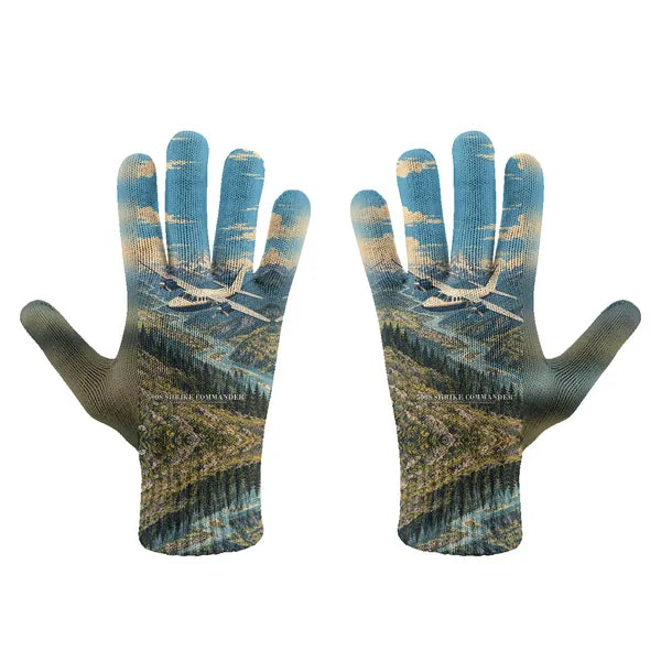 Aero Commander 500S Shrike Commander - Gloves - Full - 3D - Full Print