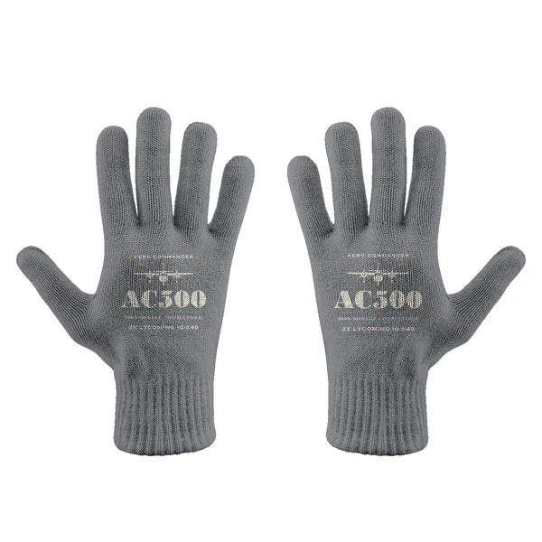 Aero Commander 500S Shrike Commander - Gloves - Full - Heritage - Gray