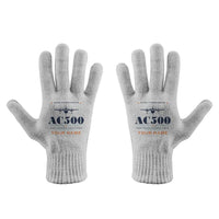 Thumbnail for Aero Commander 500S Shrike Commander - Gloves - Full - Heritage + Name - Light Gray