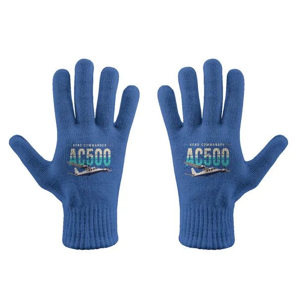 Aero Commander 500S Shrike Commander - Gloves - Full - Original - Blue