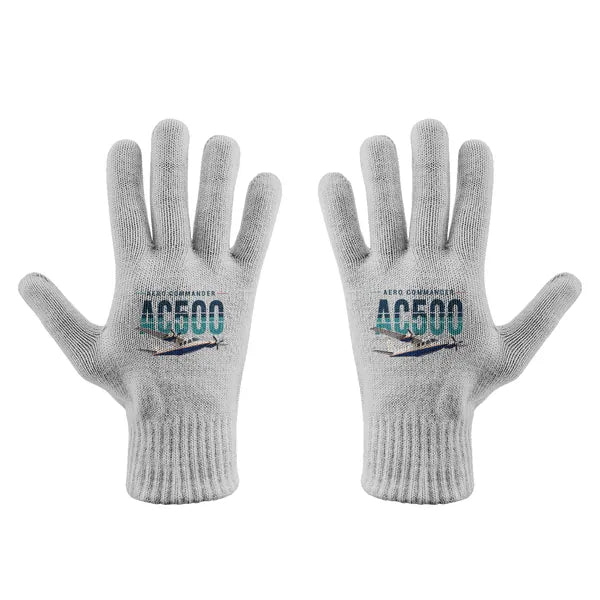 Aero Commander 500S Shrike Commander - Gloves - Full - Original - Light Gray