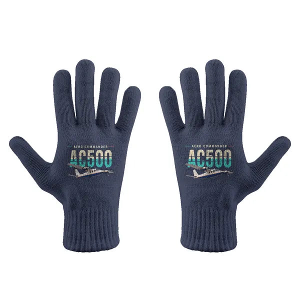 Aero Commander 500S Shrike Commander - Gloves - Full - Original - Navy Blue