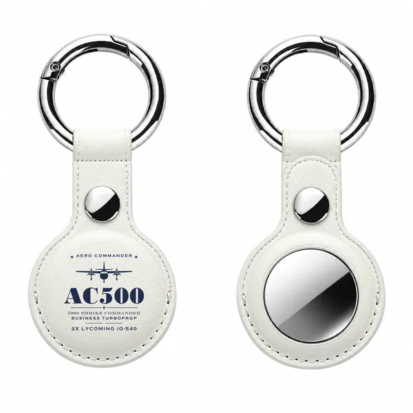 Aero Commander 500S Shrike Commander - Heritage - AirTag Case - White