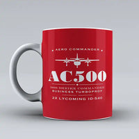 Thumbnail for Aero Commander 500S Shrike Commander - Heritage - Mug - Red