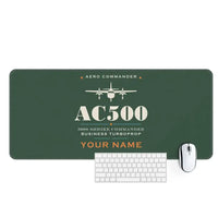 Thumbnail for Aero Commander 500S Shrike Commander - Heritage + Name - Desk Mat - Dark Green