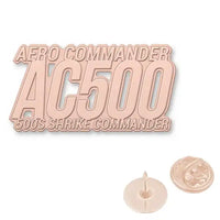 Thumbnail for Aero Commander 500S Shrike Commander - Hollow Pin - Tag - Rose gold