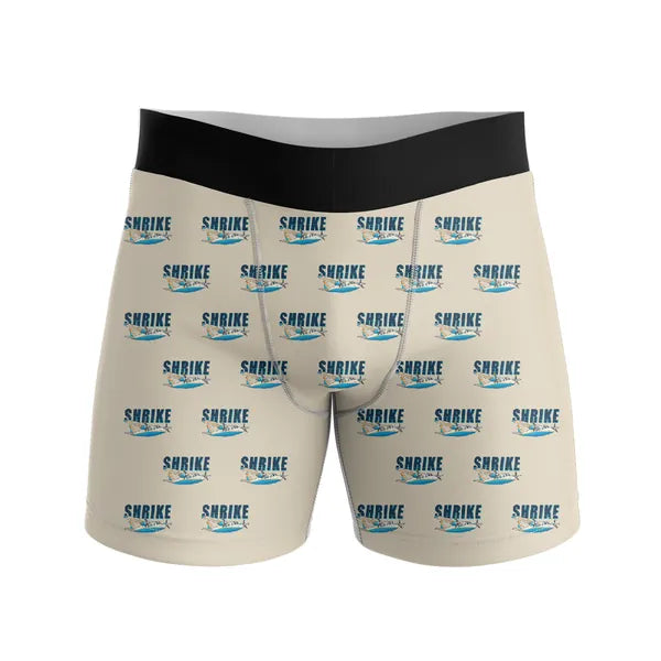 Aero Commander 500S Shrike Commander - Men Boxers - Cartoon Pattern - Beige