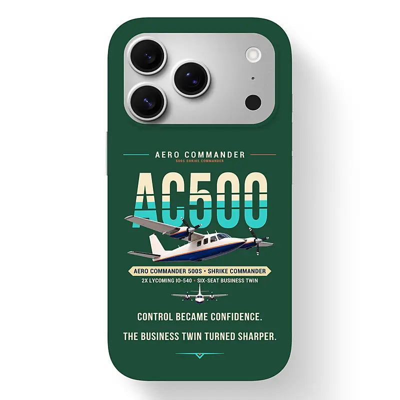 Aero Commander 500S Shrike Commander - Original - MagSafe iPhone 17 Pro - Dark Green