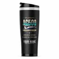 Thumbnail for Aero Commander 500S Shrike Commander - Original + Name - Stainless Steel (No Holder) - Black