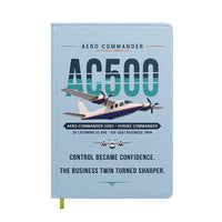 Thumbnail for Aero Commander 500S Shrike Commander - Original - Notebook - Light Blue