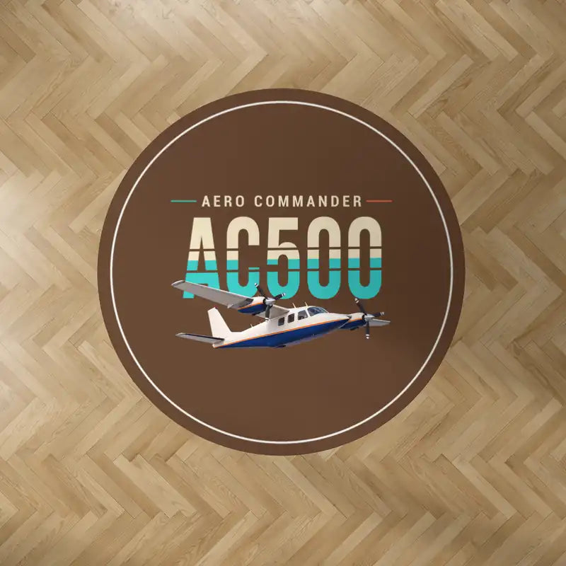 Aero Commander 500S Shrike Commander - Original - Round Carpet - Brown