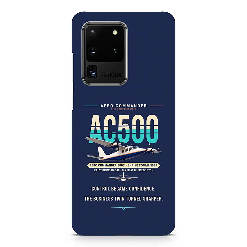 Aero Commander 500S Shrike Commander - Original - Samsung Case - Navy Blue