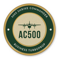 Thumbnail for Aero Commander 500S Shrike Commander Patches - Circle - Forest Gold