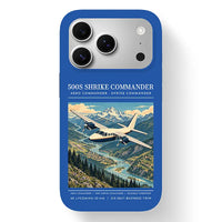 Thumbnail for Aero Commander 500S Shrike Commander - Poster - MagSafe iPhone 17 Pro - Blue