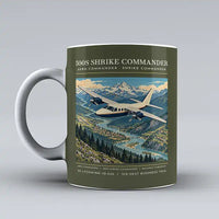 Thumbnail for Aero Commander 500S Shrike Commander - Poster - Mug - Green Army