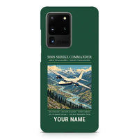 Thumbnail for Aero Commander 500S Shrike Commander - Poster + Name - Samsung Case - Dark Green