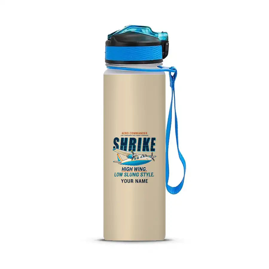 Aero Commander 500S Shrike Commander - Sports Kettle - Cartoon + Name - Beige