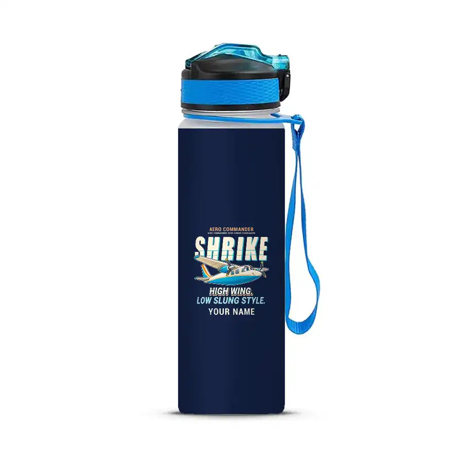 Aero Commander 500S Shrike Commander - Sports Kettle - Cartoon + Name - Navy Blue