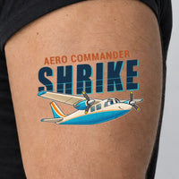 Thumbnail for Aero Commander 500S Shrike Commander - Tattoo - Cartoon - Man