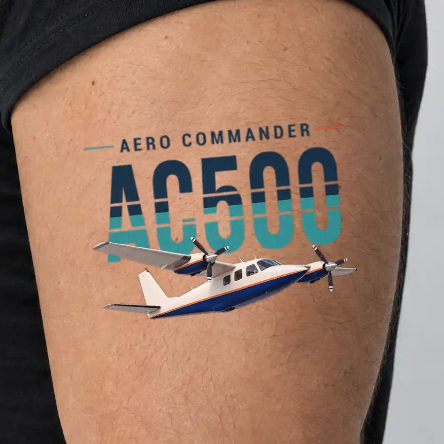 Aero Commander 500S Shrike Commander - Tattoo - Original - Man