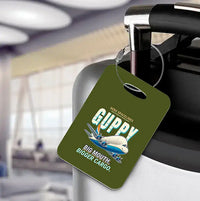 Thumbnail for Aero Spacelines Super Guppy - Cartoon - Luggage Tag - Green Army