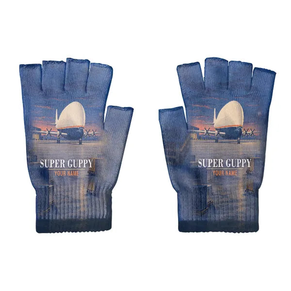 Aero Spacelines Super Guppy - Gloves - Cut - 3D + Name - Full Print