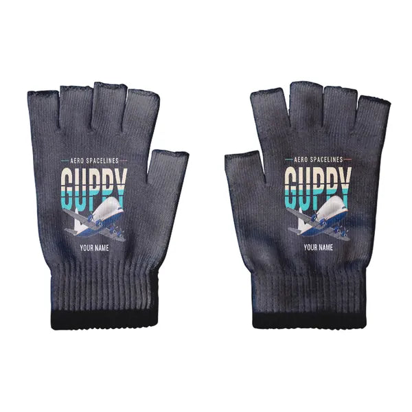 Aero Spacelines Super Guppy - Gloves - Cut - Original + Name - Black