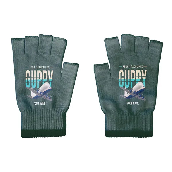 Aero Spacelines Super Guppy - Gloves - Cut - Original + Name - Dark Green