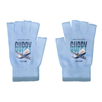 Thumbnail for Aero Spacelines Super Guppy - Gloves - Cut - Original + Name - Light Blue