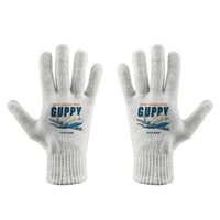 Thumbnail for Aero Spacelines Super Guppy - Gloves - Full - Cartoon + Name - White