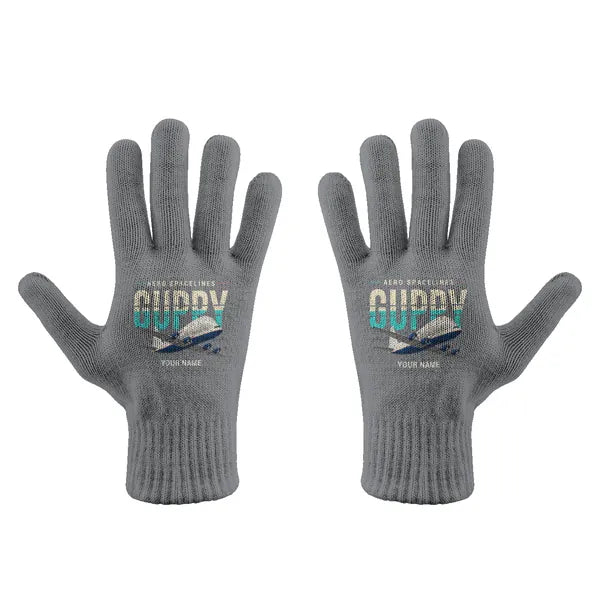 Aero Spacelines Super Guppy - Gloves - Full - Original + Name - Gray