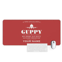 Thumbnail for Aero Spacelines Super Guppy - Heritage + Name - Desk Mat - Red
