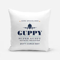 Thumbnail for Aero Spacelines Super Guppy - Heritage - Pillow - White