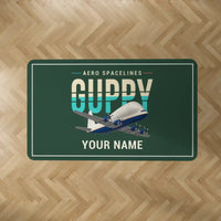 Thumbnail for Aero Spacelines Super Guppy - Original + Name - Rectangle Carpet - Dark Green