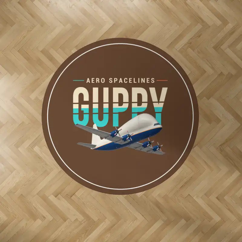 Aero Spacelines Super Guppy - Original - Round Carpet - Brown