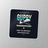 Thumbnail for Aero Spacelines Super Guppy - Original - Square Sticker - Close-up