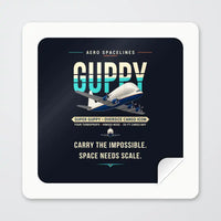 Thumbnail for Aero Spacelines Super Guppy - Original - Square Sticker - Peel