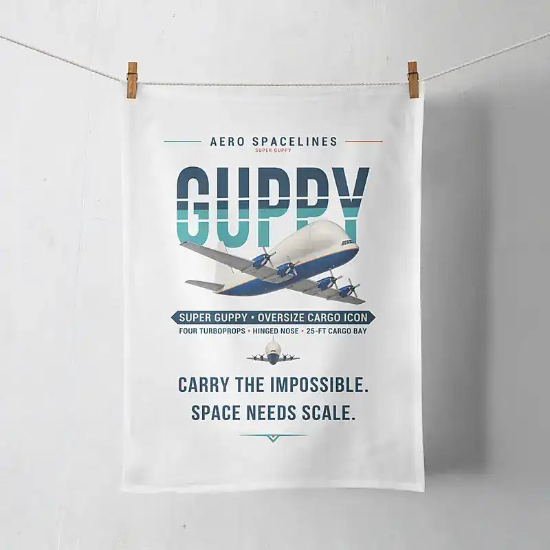 Aero Spacelines Super Guppy - Original - Towel - White