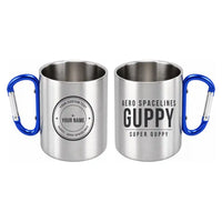 Thumbnail for Aero Spacelines Super Guppy - Outdoors Mug - Tag + Name - Blue