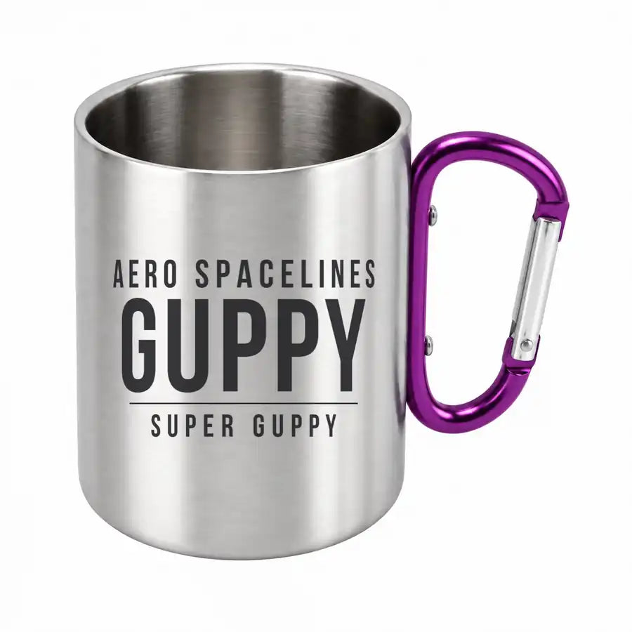 Aero Spacelines Super Guppy - Outdoors Mug - Tag - Purple