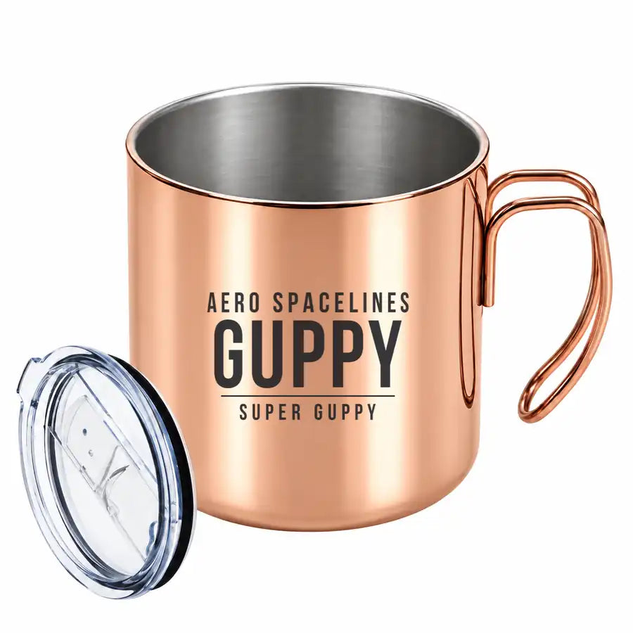 Aero Spacelines Super Guppy - Portable Mug - Tag - Copper