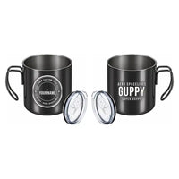 Thumbnail for Aero Spacelines Super Guppy - Portable Mug - Tag + Name - Black
