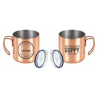 Thumbnail for Aero Spacelines Super Guppy - Portable Mug - Tag + Name - Copper