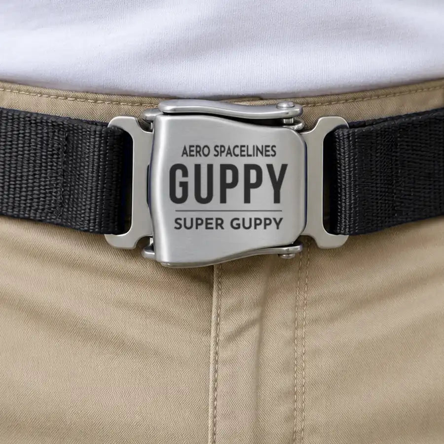 Aero Spacelines Super Guppy - Seat Belt - Tag - Black
