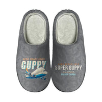 Thumbnail for Aero Spacelines Super Guppy - Slippers - Cotton - Cartoon - Gray